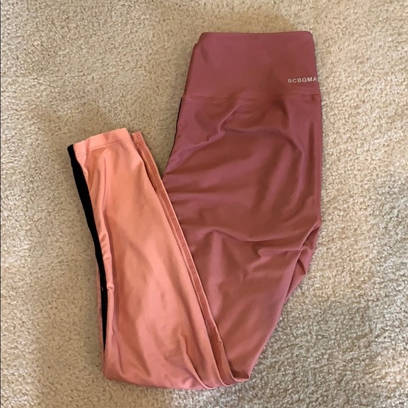 BCBGMAXAZRIA Ombré Gradient Velvet Stripe Legging - Picture 3 of 6